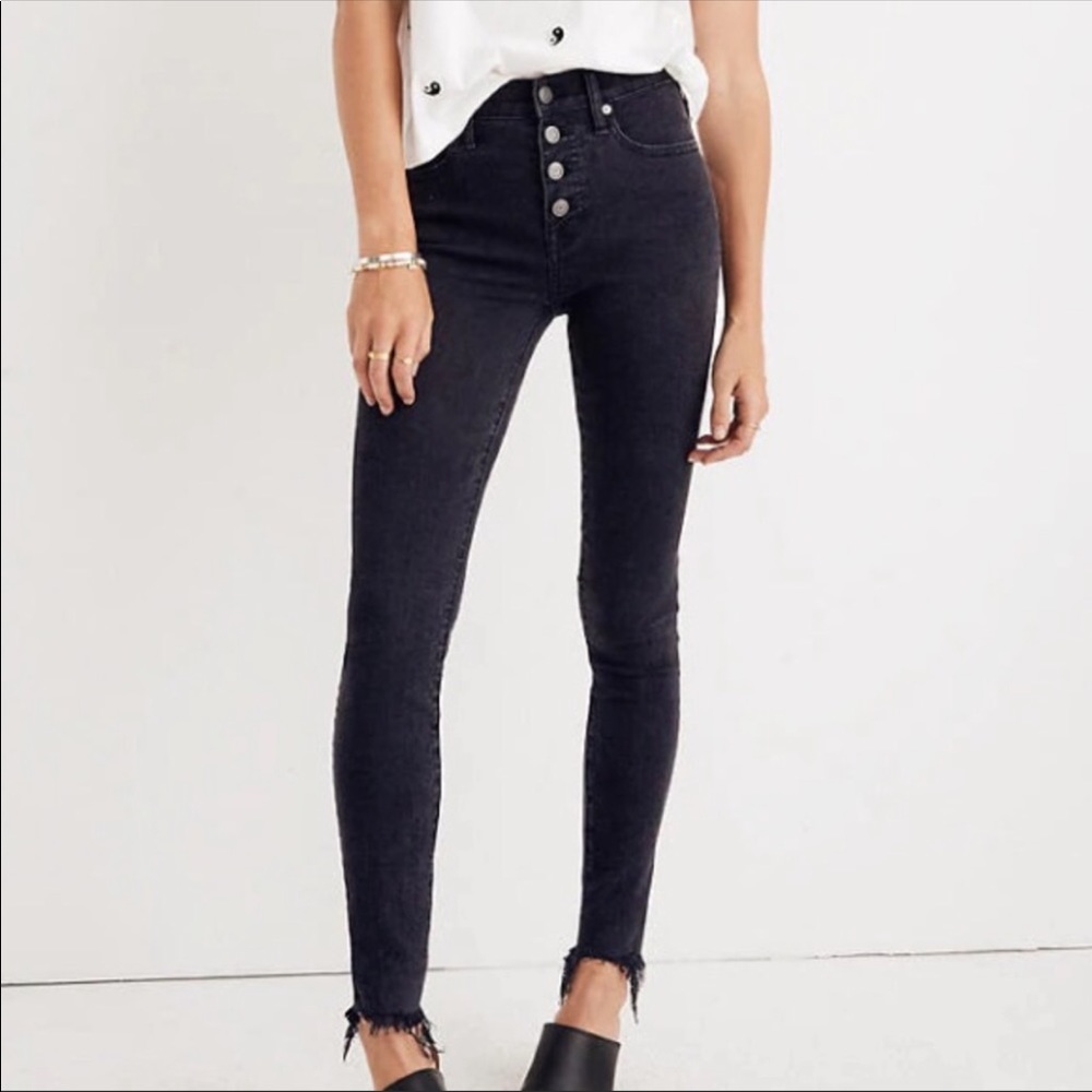 Madewell 9” skinny high rise jeans